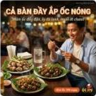 Bài quán ốc: Cả bàn đầy ắp ốc nóng